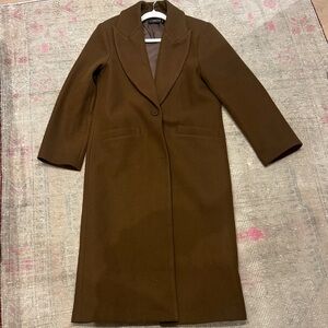 Lioness Chocolate Brown Trench Coat